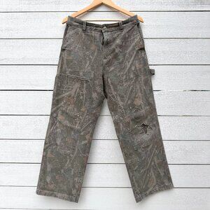 Men's Abercrombie Baggy Workwear Jeans, Size 34x30, Camo